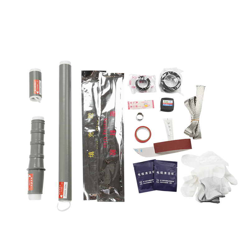 Fully cold shrink two-core intermediate connection