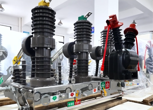 Real shot display of vacuum circuit breaker products