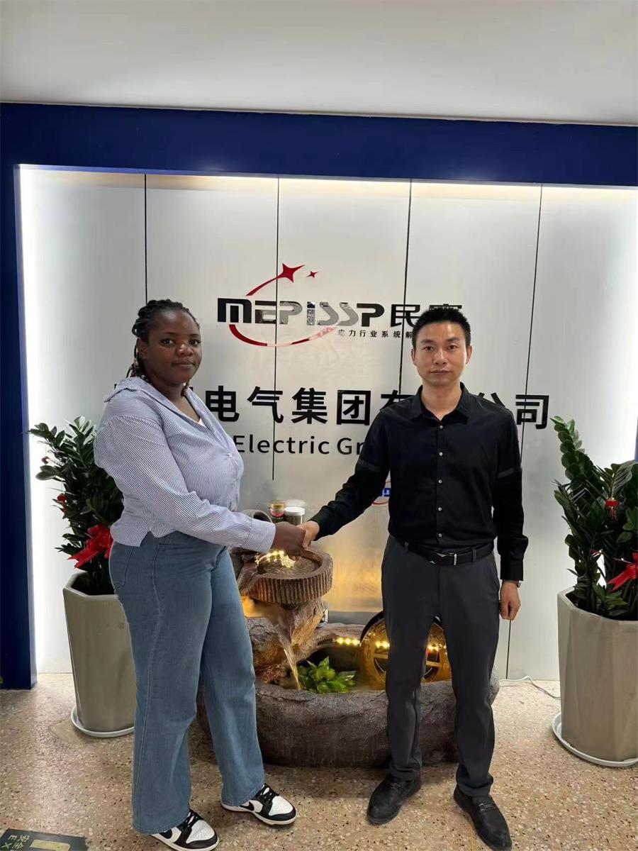 Zimbabwean customers come to visit Minsai Electric