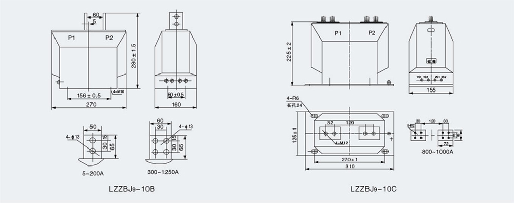 External dimensions and installation dimensions (mm).jpg