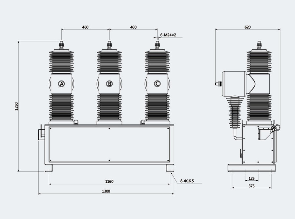 External dimensions and installation dimensions (mm).jpg